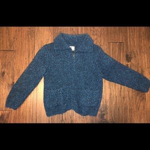 Handknit wool sweater